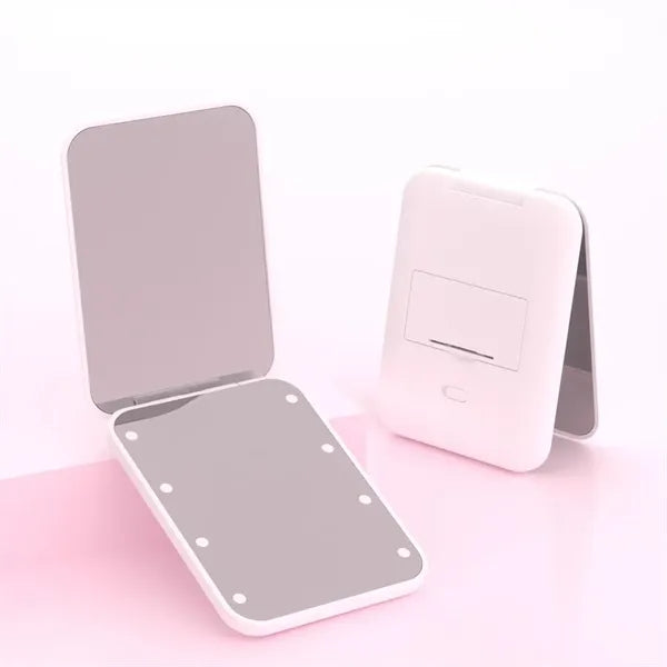 Pocket LED Compact Travel Makeup Mirror