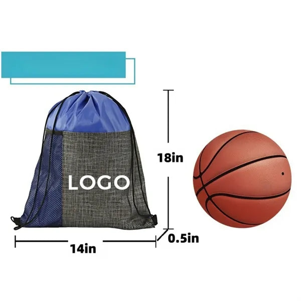 Etched Pocket Drawstring Sportpack