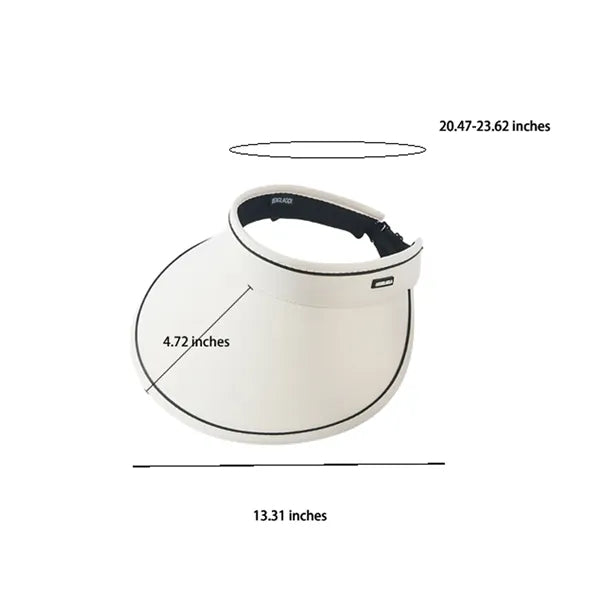 Wide Brim Sun Visor Hat for Women Men