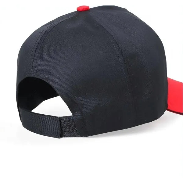 5 Panel Two-Tone Cotton Twill Caps