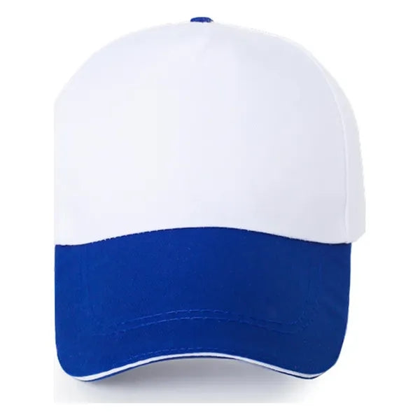 5 Panel Two-Tone Cotton Twill Caps
