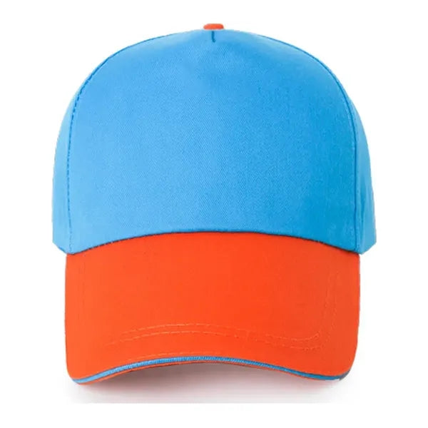 5 Panel Two-Tone Cotton Twill Caps