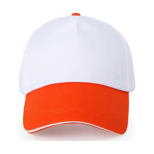 5 Panel Two-Tone Cotton Twill Caps