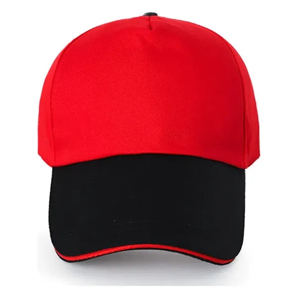 5 Panel Two-Tone Cotton Twill Caps