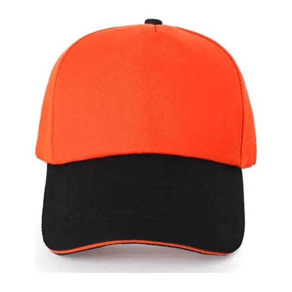 5 Panel Two-Tone Cotton Twill Caps