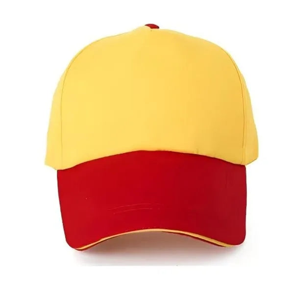 5 Panel Two-Tone Cotton Twill Caps