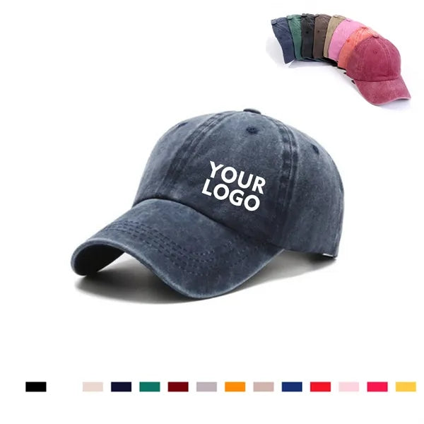 Vintage Washed Adult Baseball Cap Sun Hat