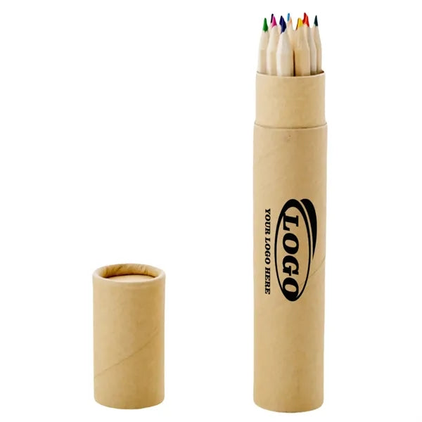 12 Pack Colored Pencils Bulk with a Tube