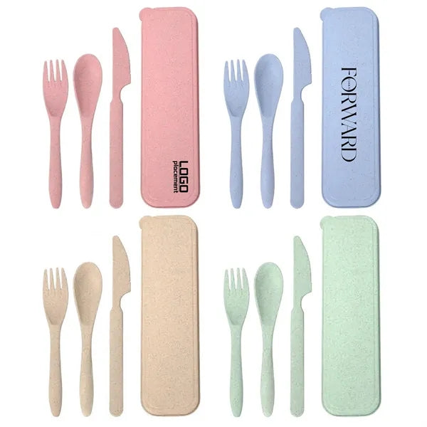 Wheat Straw Utensil Set