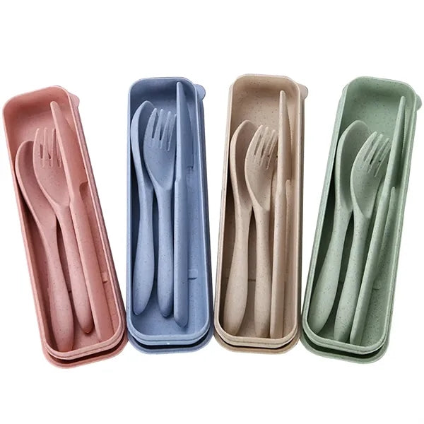 Wheat Straw Utensil Set