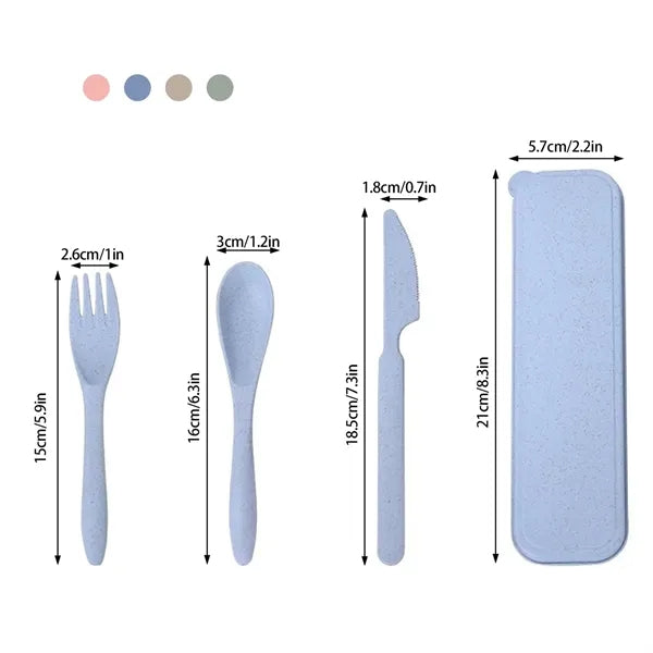 Wheat Straw Utensil Set