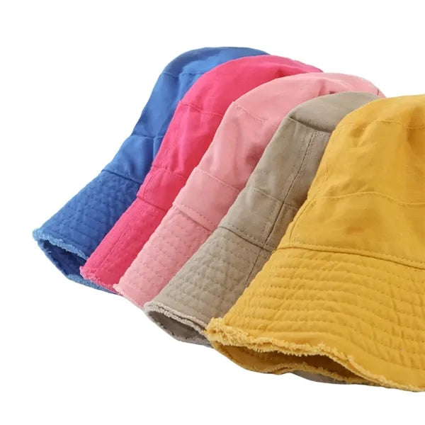 Over-the-ear fringed fishing cap