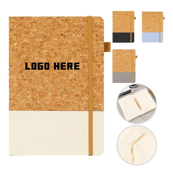 A5 Notebook With Pen Holder