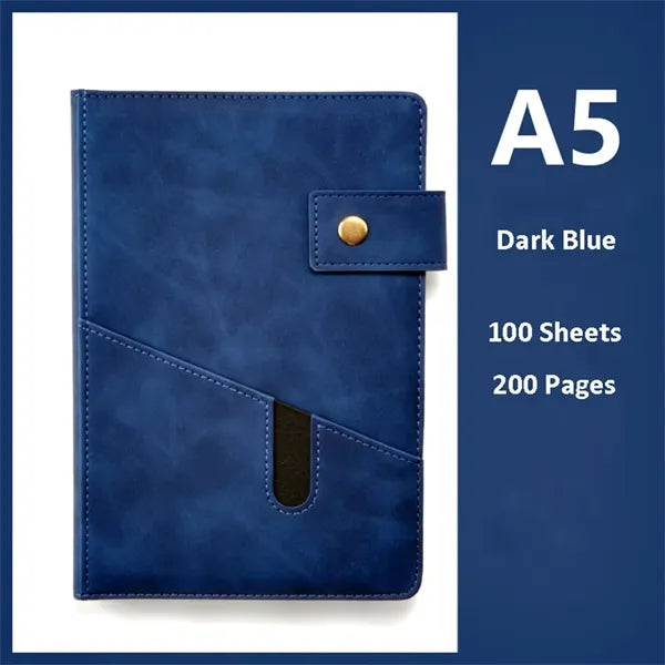 A5 Lined Leather Journal Notebook 200 Pagesv