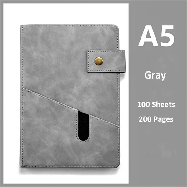 A5 Lined Leather Journal Notebook 200 Pagesv