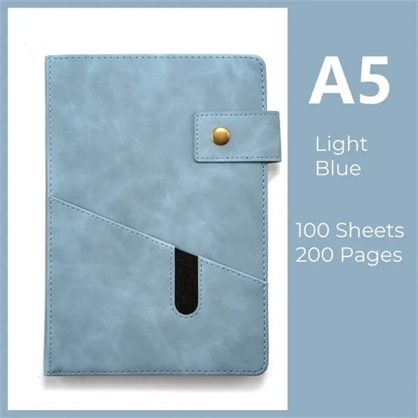 A5 Lined Leather Journal Notebook 200 Pagesv