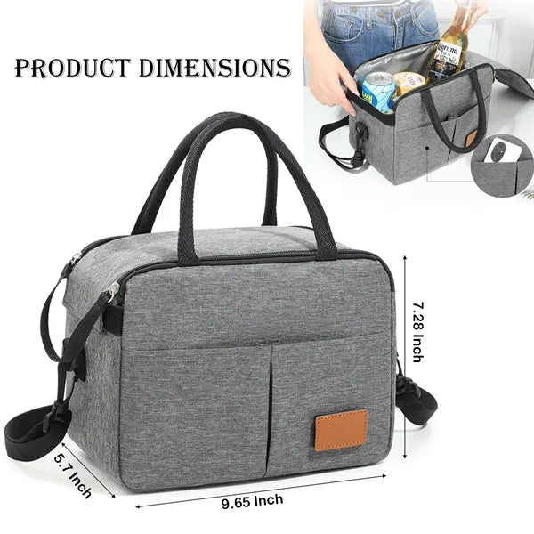 16-Can PEVA Cooler w/ Dual Zipper Top & Removable Logo Patch