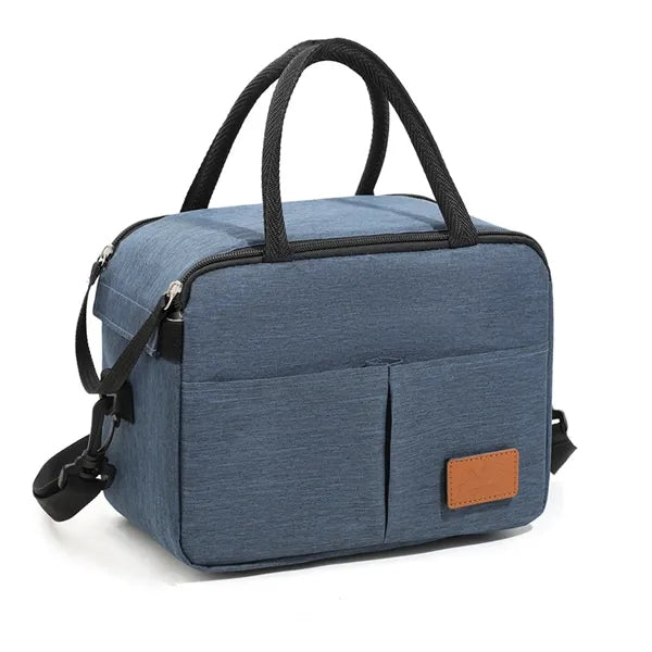 16-Can PEVA Cooler w/ Dual Zipper Top & Removable Logo Patch