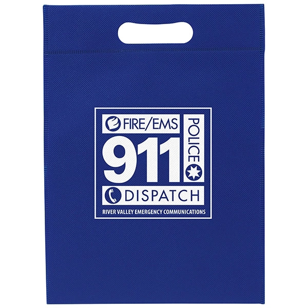 10W x 14H Non-Woven Die Cut Bag - Screen Print