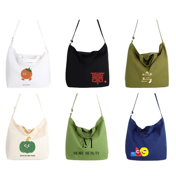 Canvas Hobo Crossbody Shoulder Tote Bag
