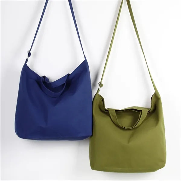 Canvas Hobo Crossbody Shoulder Tote Bag