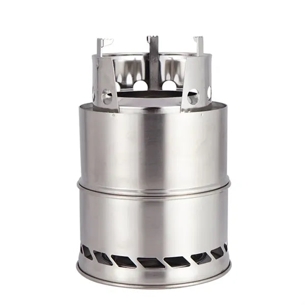 Mini Camp Stove Wood Burning Stainless Steel Portable for BB