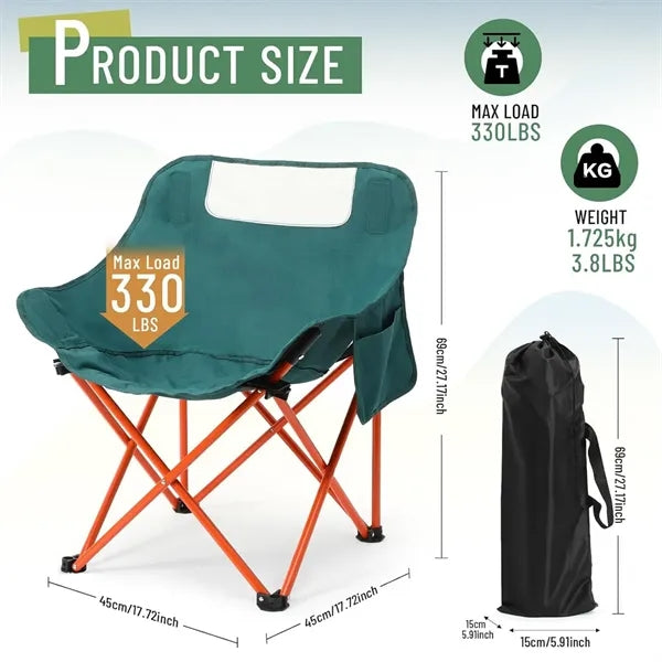 Outdoor Folding Camping Moon Chair