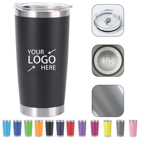 20 oz Vacuum Insulated Stainless Steel Tumbler with Lid
