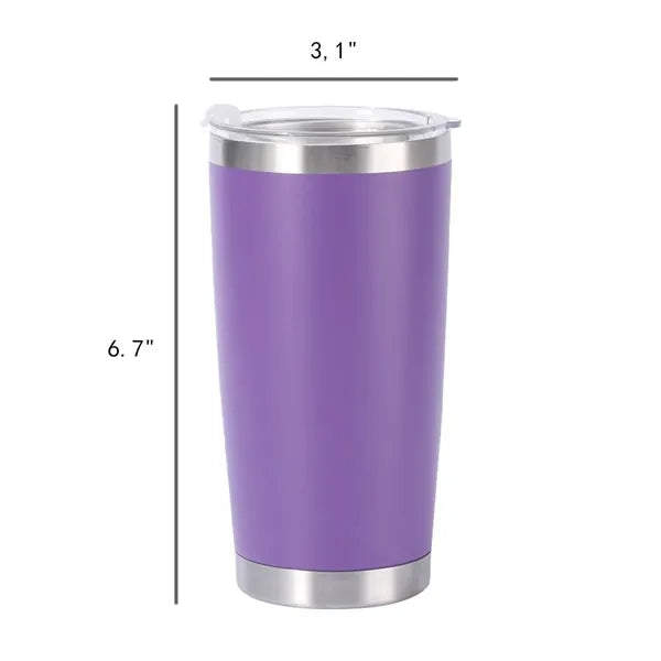 20 oz Vacuum Insulated Stainless Steel Tumbler with Lid