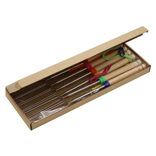 Telescopic BBQ Skewers Set of 8