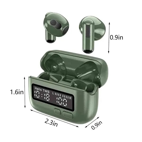 Portable Wireless Earphones With Clock