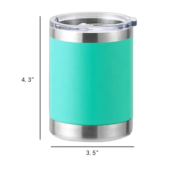 10 oz Stainless Steel Insulated Coffee and Water Tumbler