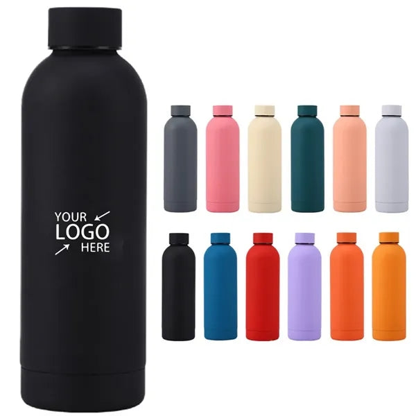 17oz Double Wall Insulated Stainless Steel Water Bottle