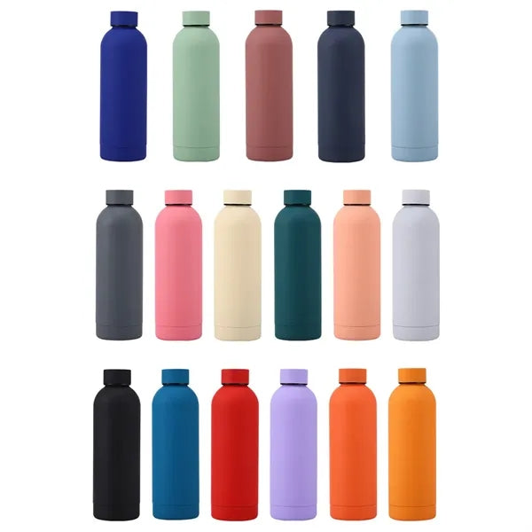 17oz Double Wall Insulated Stainless Steel Water Bottle