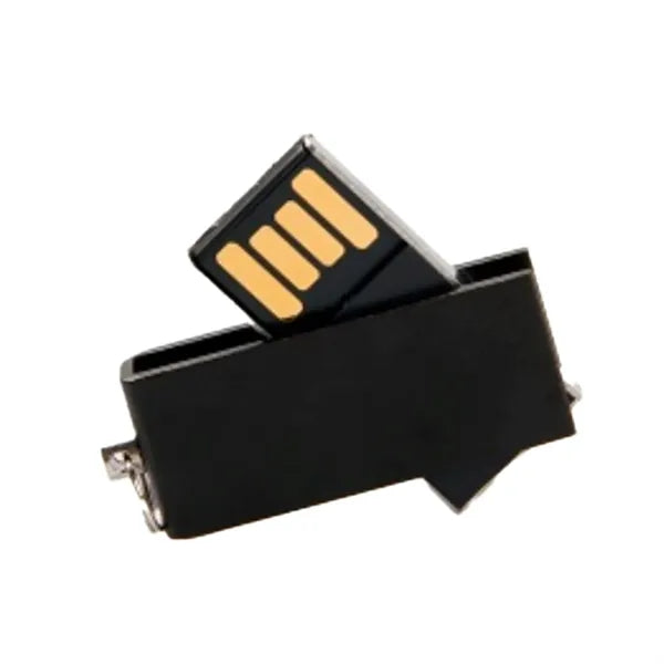 Swivel Metal Mini USB Drive with Chain