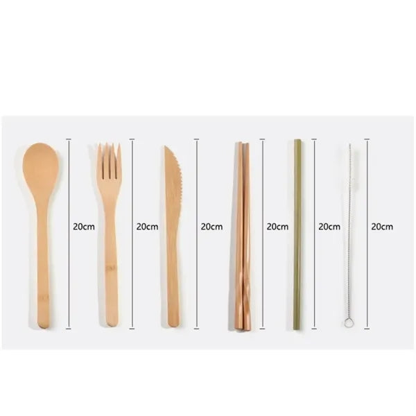 6 Pieces Eco-friendly Flatware Sets