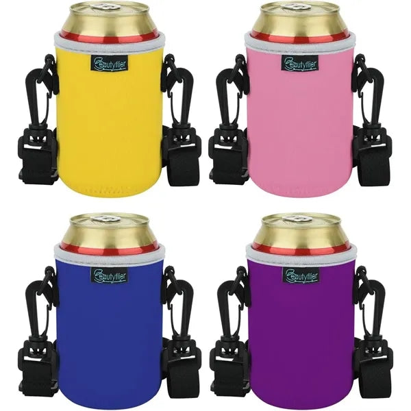 Neoprene Can Sleeve with Adjustable Shoulder Strap