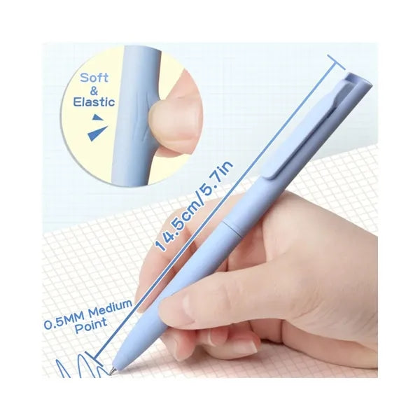 6-Pack Colored Gel Pens for School & Office