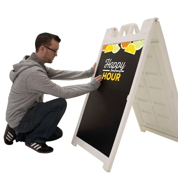 Signicade Deluxe Imprinted Chalkboard Kit (Single-Sided)