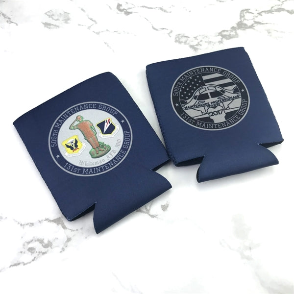 Reversible Can Cooler Beverage Sleeve