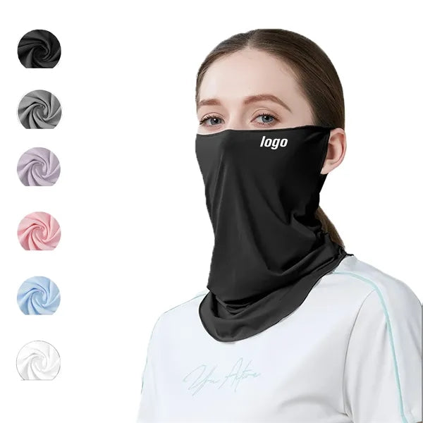 UPF 50+ Ice Silk Sun Protection Face Mask