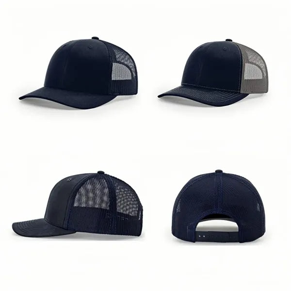 Mesh Trucker Cap With Embroidery Or Patch