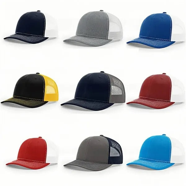 Mesh Trucker Cap With Embroidery Or Patch