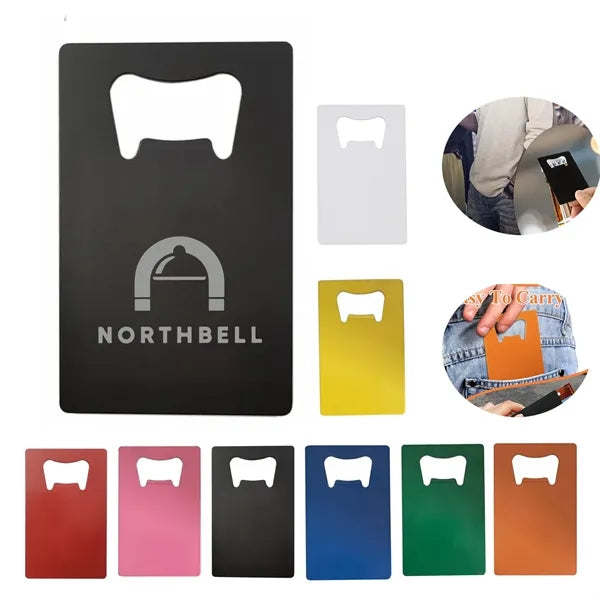 Credit Card Powder Coated Bottle Opener