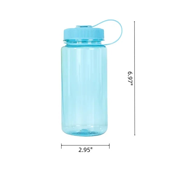 20Oz Wide Mouth Sports Water Bottle With Carry Loop
