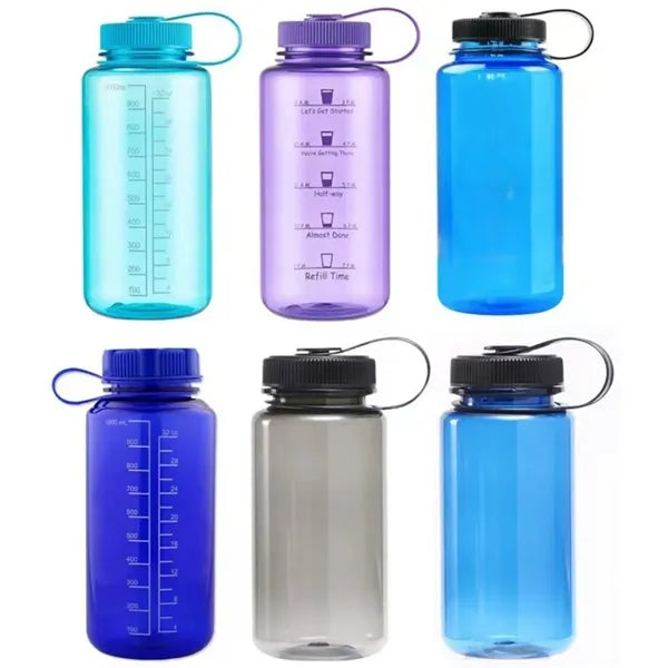 20Oz Wide Mouth Sports Water Bottle With Carry Loop