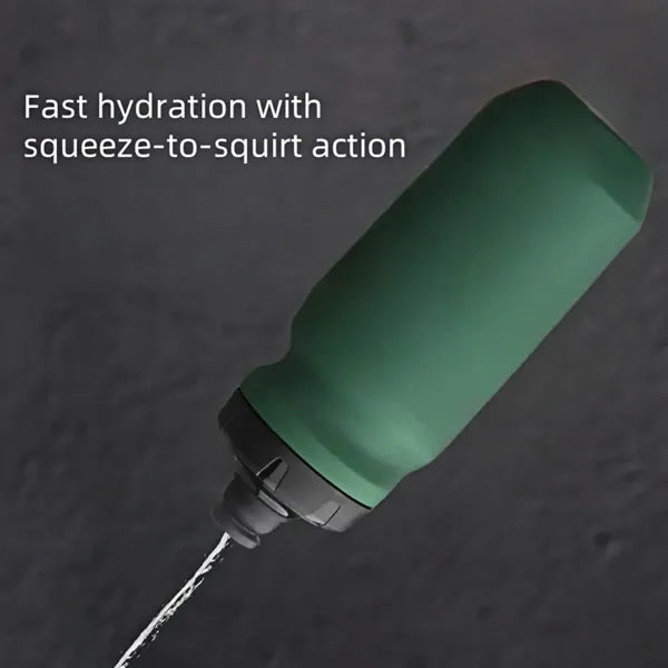 20 Oz Squeeze Sports Bottle With Push Pull Lid
