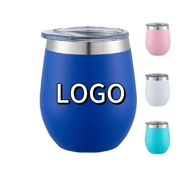 12oz304 Stainless Steel Vacuum Sprayed U-shaped Eggshell Mug