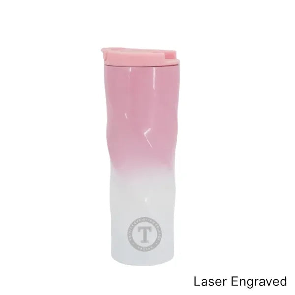 16 oz TwistGrip Double Wall Stainless Steel Travel Tumbler