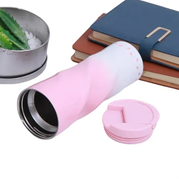 16 oz TwistGrip Double Wall Stainless Steel Travel Tumbler
